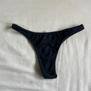 Basic black Brazilian bottoms